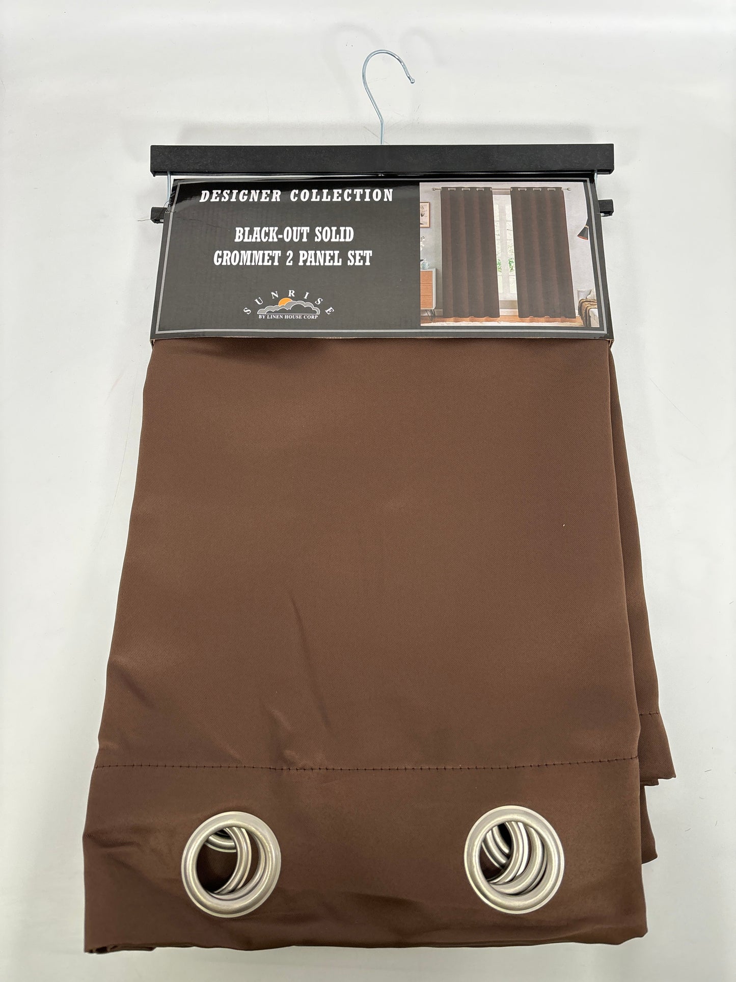 BLACK OUT CURTAIN 2 PANEL SET 54X84 (12PCS/CS)