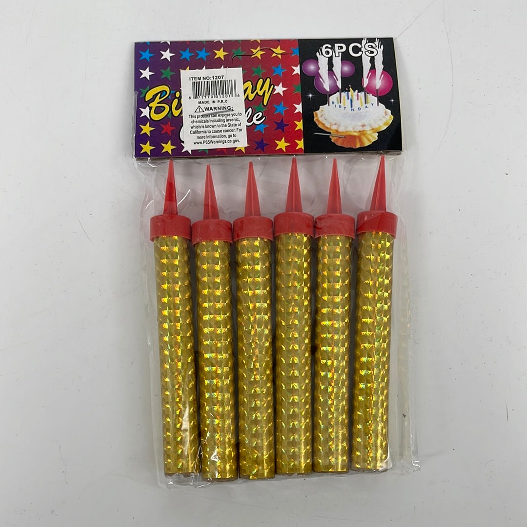 113951 BIRTHDAY CANDLE 6PCS (12)