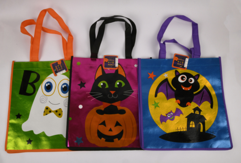 159191 HH HALLOWEEN REFLECTIVE TREAT BAG (24/PK)