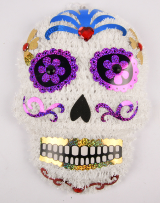 158986 HH HALLOWEEN TINSEL HANGING DECO (36/PK)