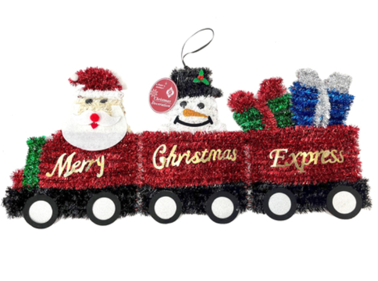 203352 HX TINSEL TRAIN (12/PK)