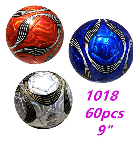 1018 Laser Soccer Ball 9" (30/PK)