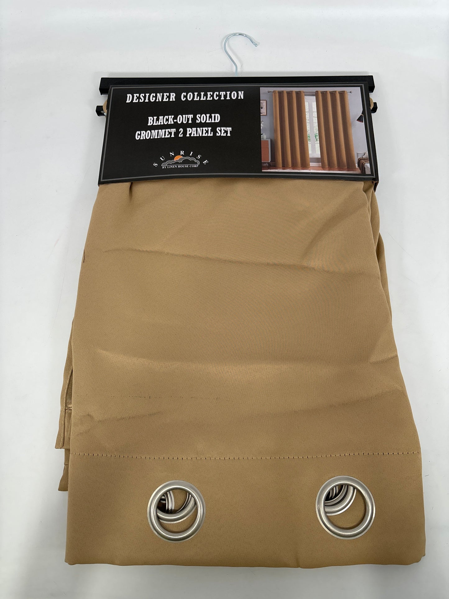 BLACK OUT CURTAIN 2 PANEL SET 54X84 (12PCS/CS)