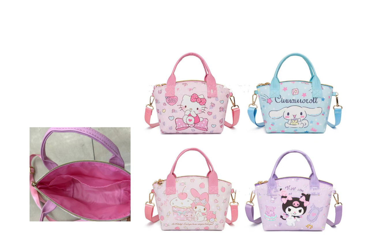 BG4226-5 Bag Hello Kitty (pink-purple-blue) ( (12pcs)