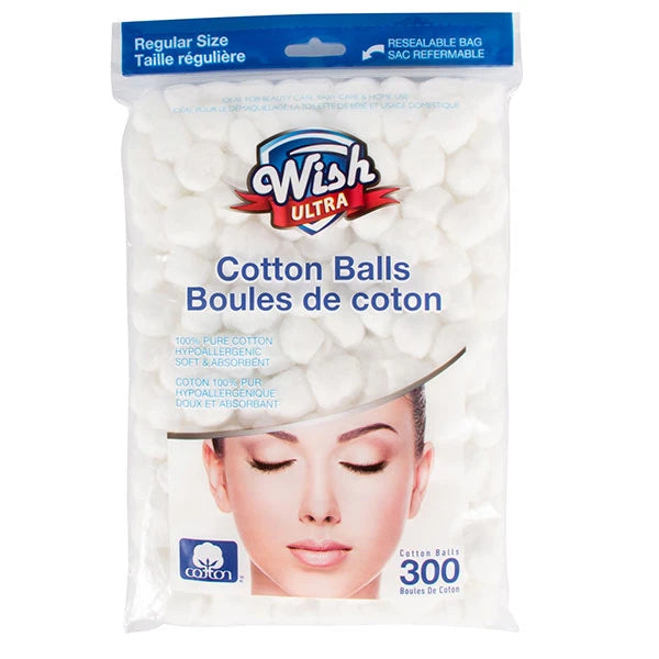 24009 Wish Cotton Balls 300CT (48/CS)