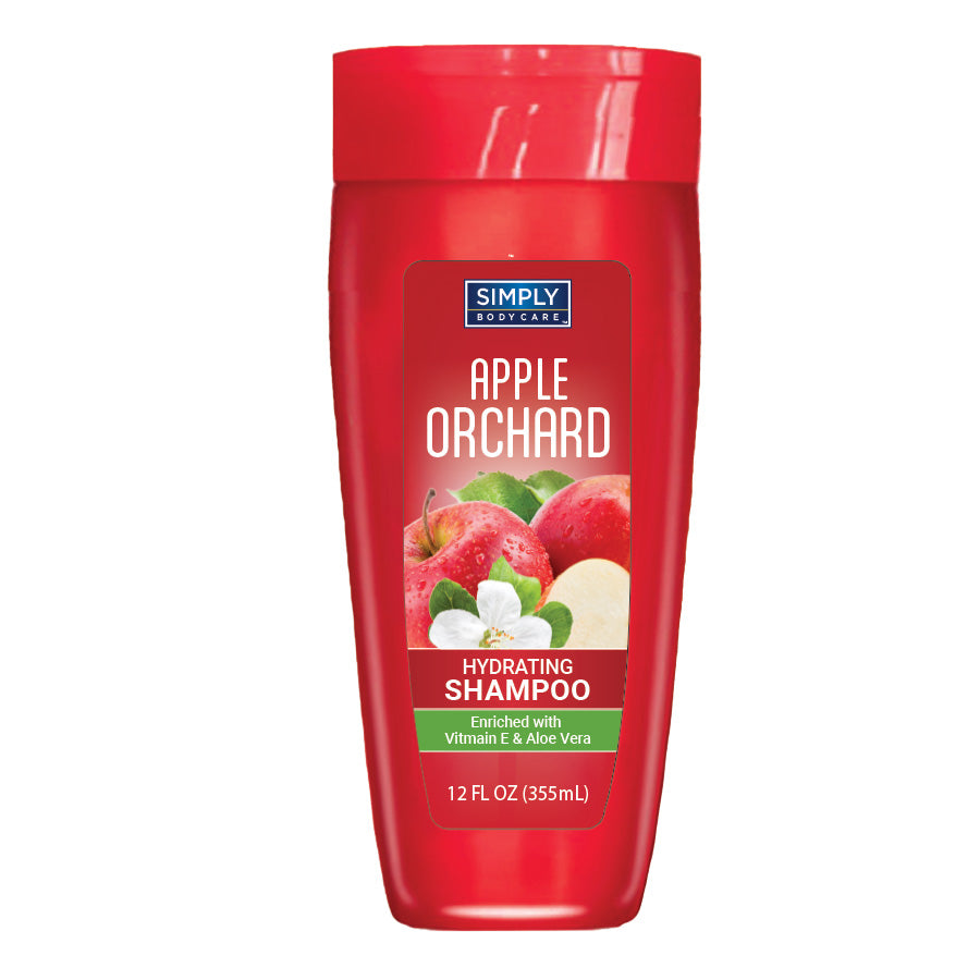 24546 SIMPLY BODYCARE SHAMPOO 12 OZ APPLE ORCHARD (12/CS)