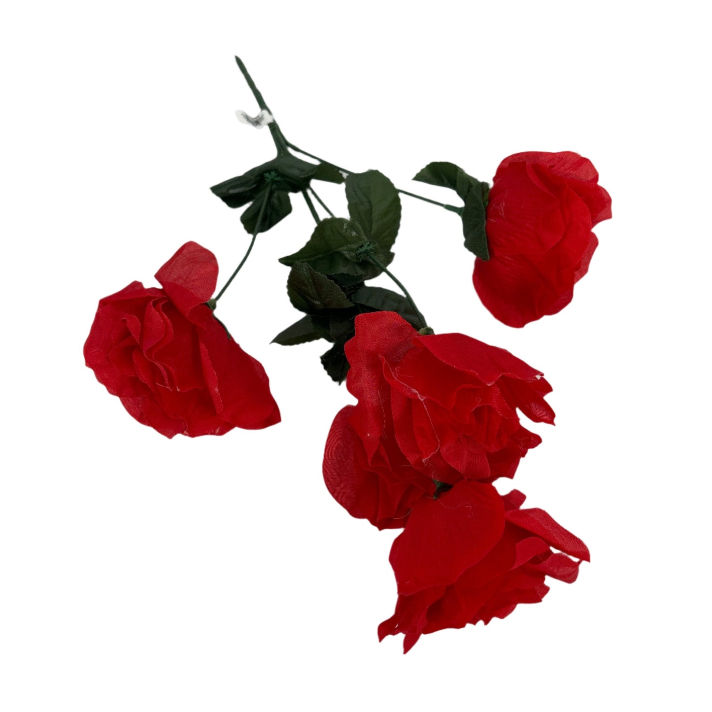 CLF55-RD ARTIFICAL FLOWERS 5PCS/BUNCH (192PCS/CASE)
