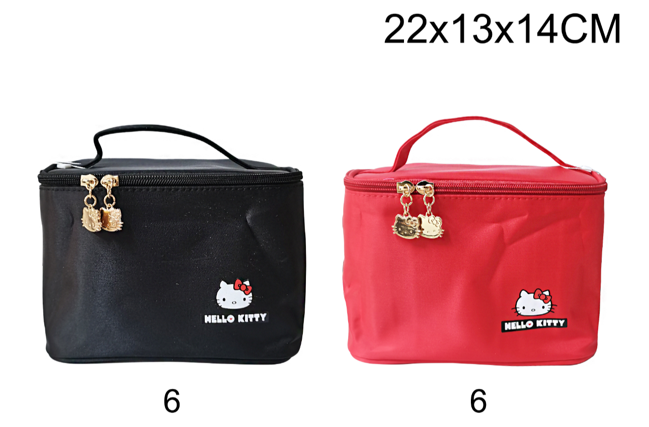 BG31103-15 Cosmetic Bag (6 black-6 red) (12pcs)