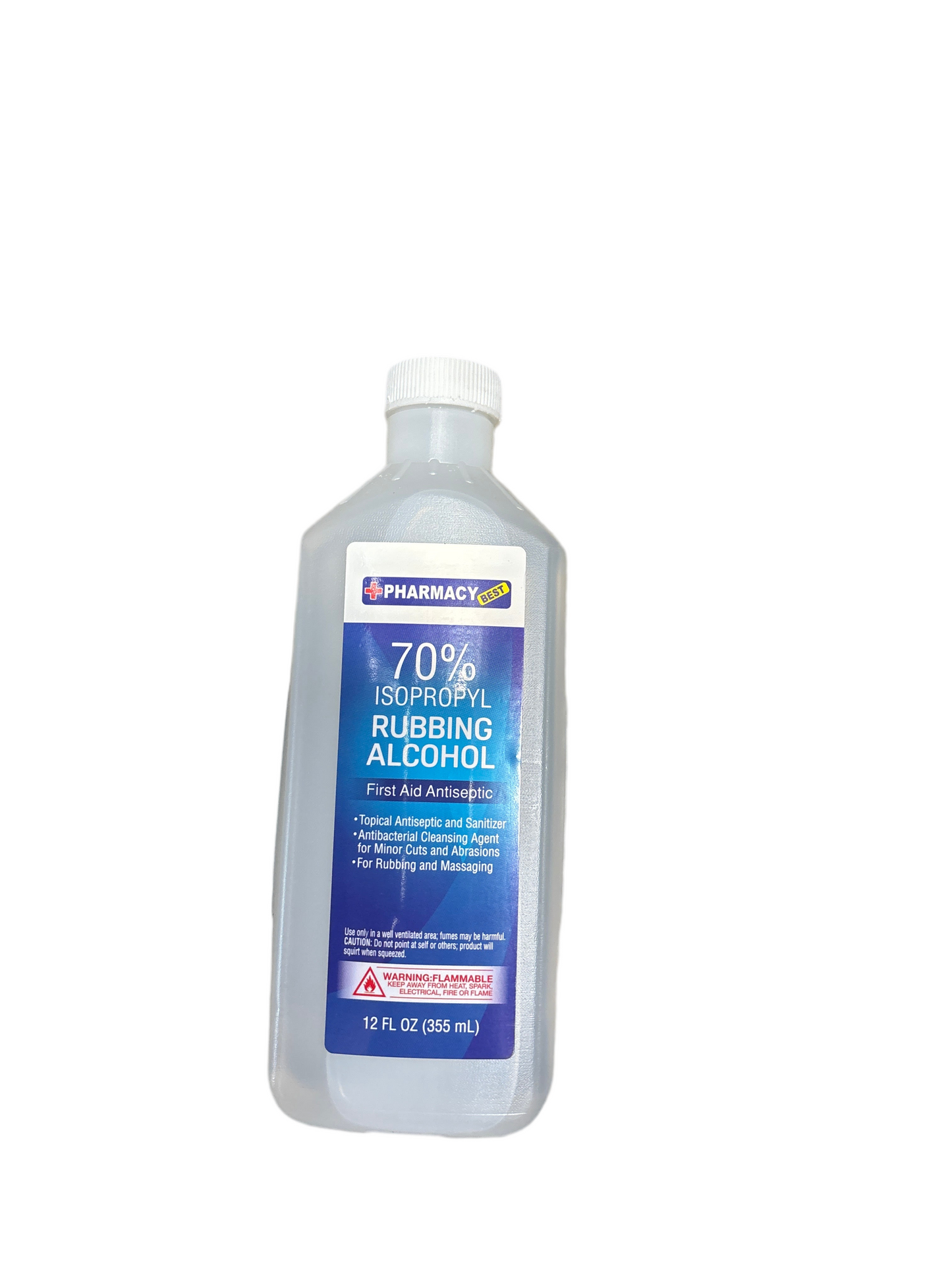 30343 Pharmacy Best Rubbing Alcohol 12oz 70% Regular (24)