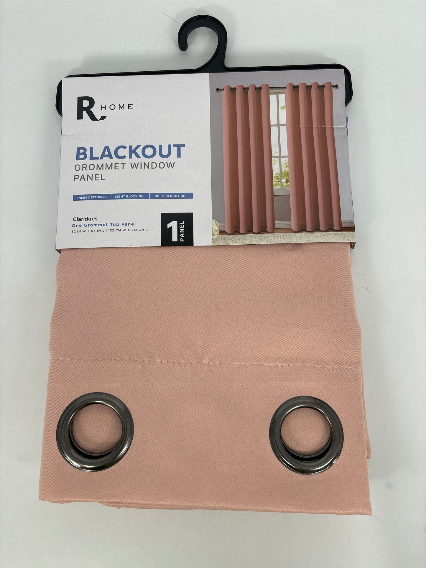 Claridges Blackout Grommet Window Panel Solid 54x84 (1Panel) Cortina-Curtain (12pcs)