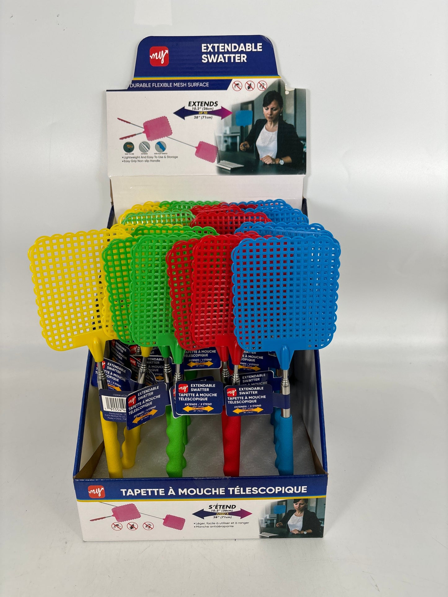 46126 MY Extendable Fly Swatter Display (24/PK)