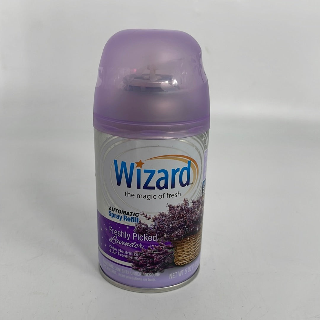 107122 WIZARD AUTOMATIC SPRAY REFILL LAVENDER 5 OZ (12 cs)