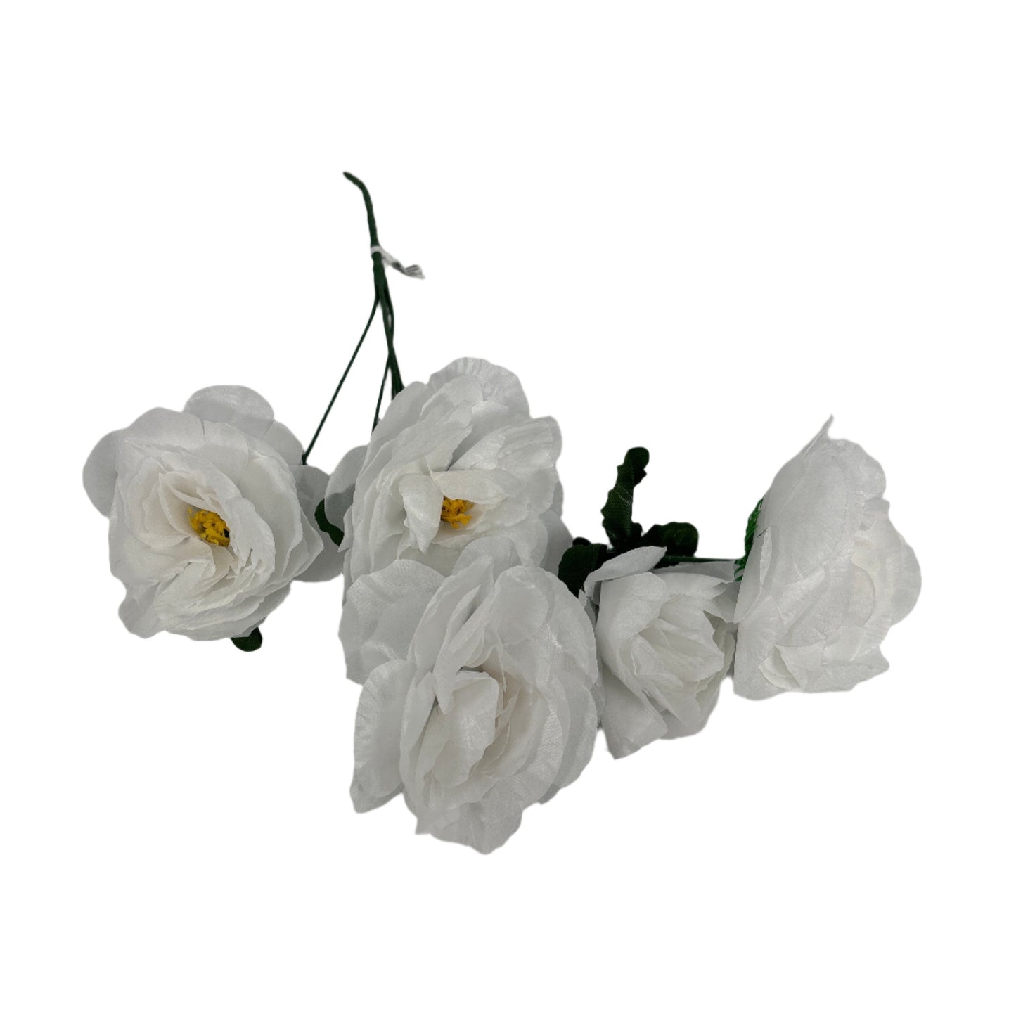 CLF63-WT ARTIFICAL FLOWERS 5PCS/BUNCH (12/PK)
