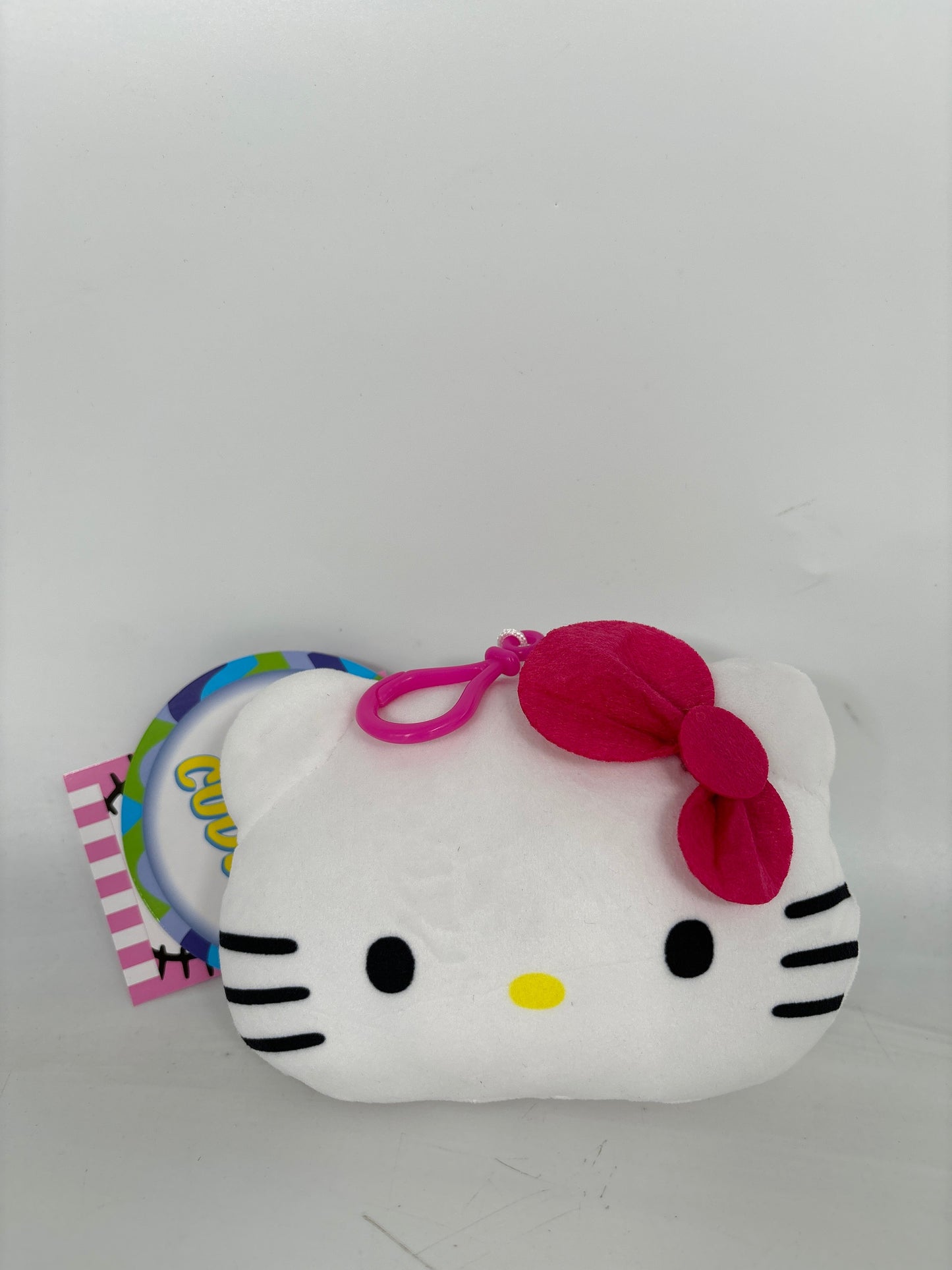 C6LF22AG Hello Kitty 4” Hot Pink Plush Head Zipper Pull (12/PK)