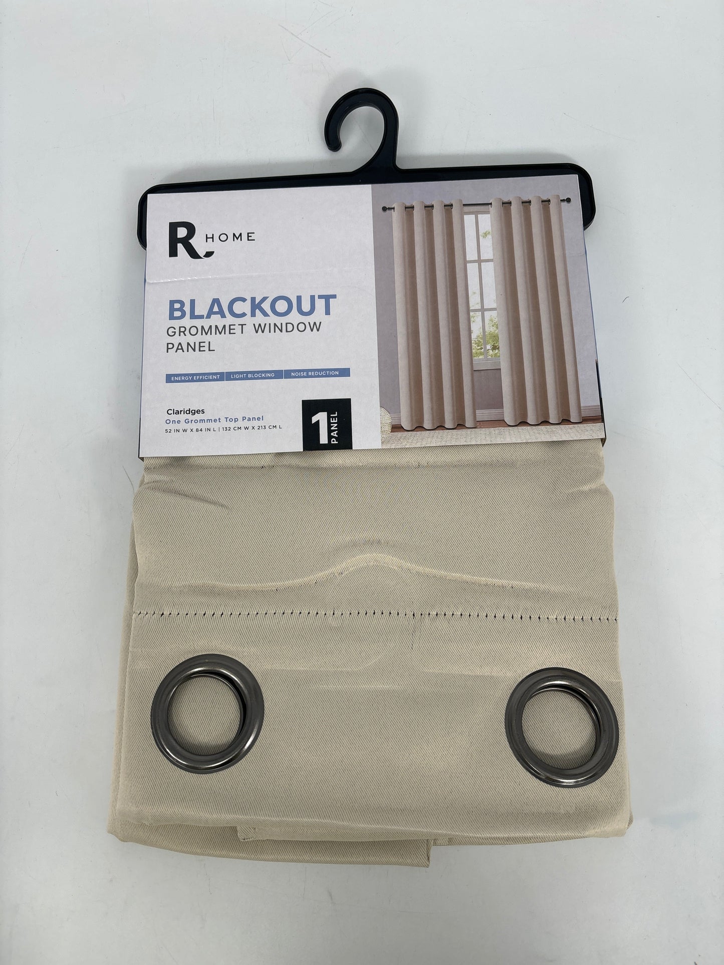 Claridges Blackout Grommet Window Panel Solid 54x84 (1Panel) Cortina-Curtain (12pcs)