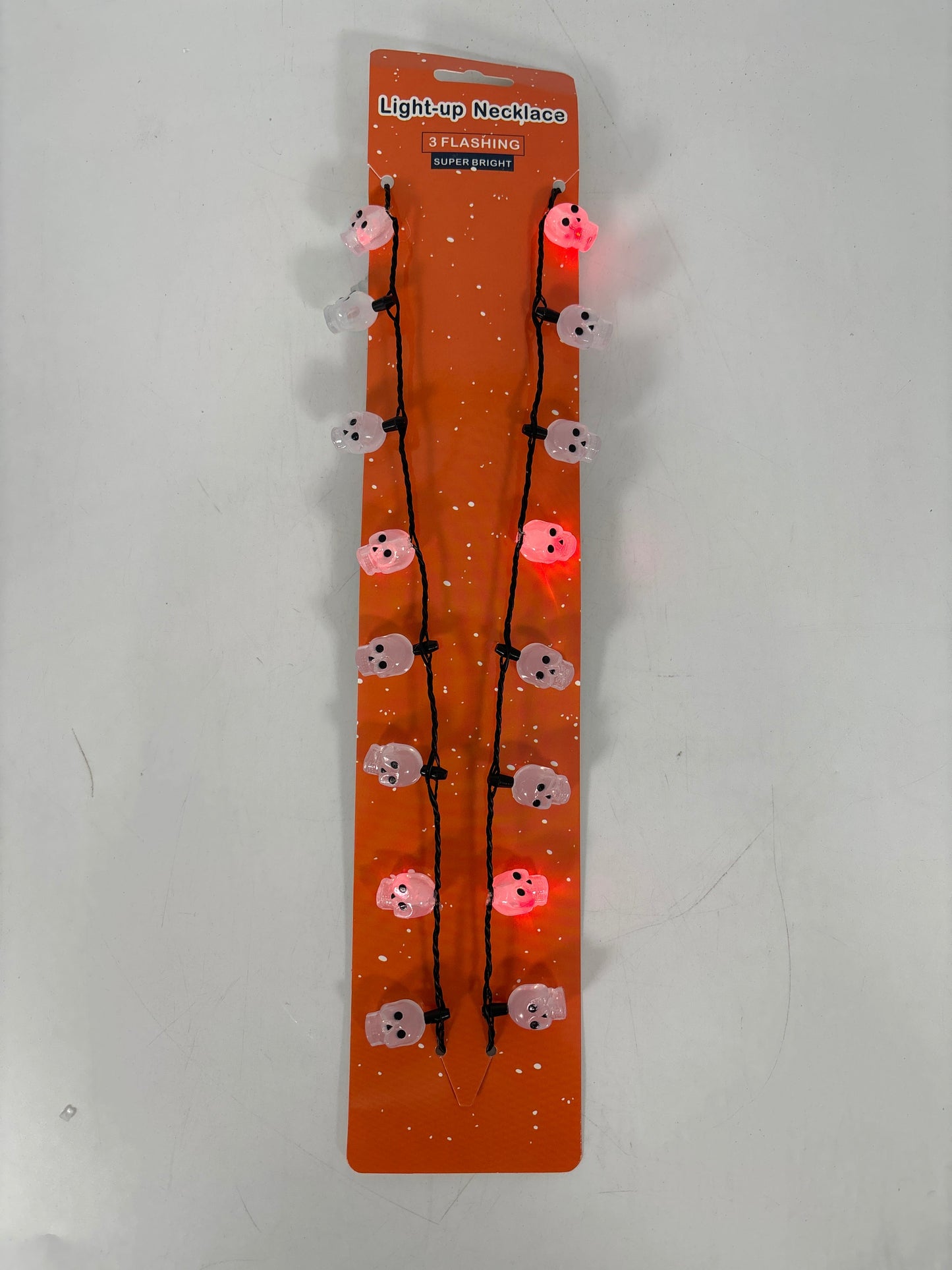 Y69895 HW Flashing Pumpkin Necklace (24PCS)