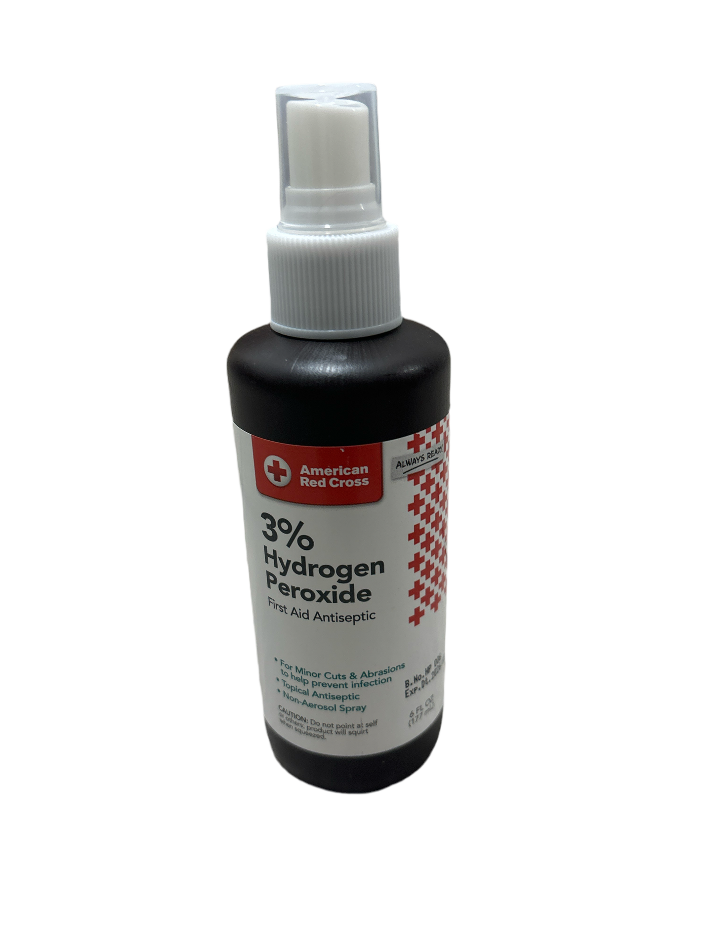 112917 American Red Cross 3% Hydrogen Peroxide 6fl,oz (12/CS)