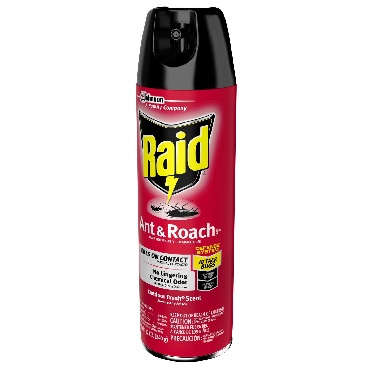 77534 RAID ANT & ROACH KILLER 12 OZ OUTDOOR FRESH (12/CS)