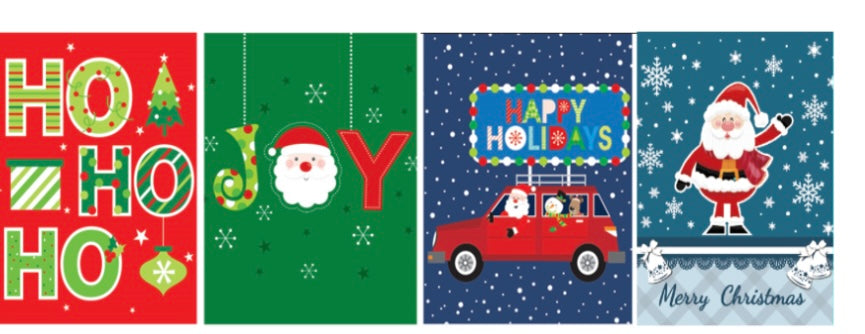 GB-132 X-Large Christmas Gift Bag 3D - Santa Mix 31x42x12cm (20dz/case) (12)