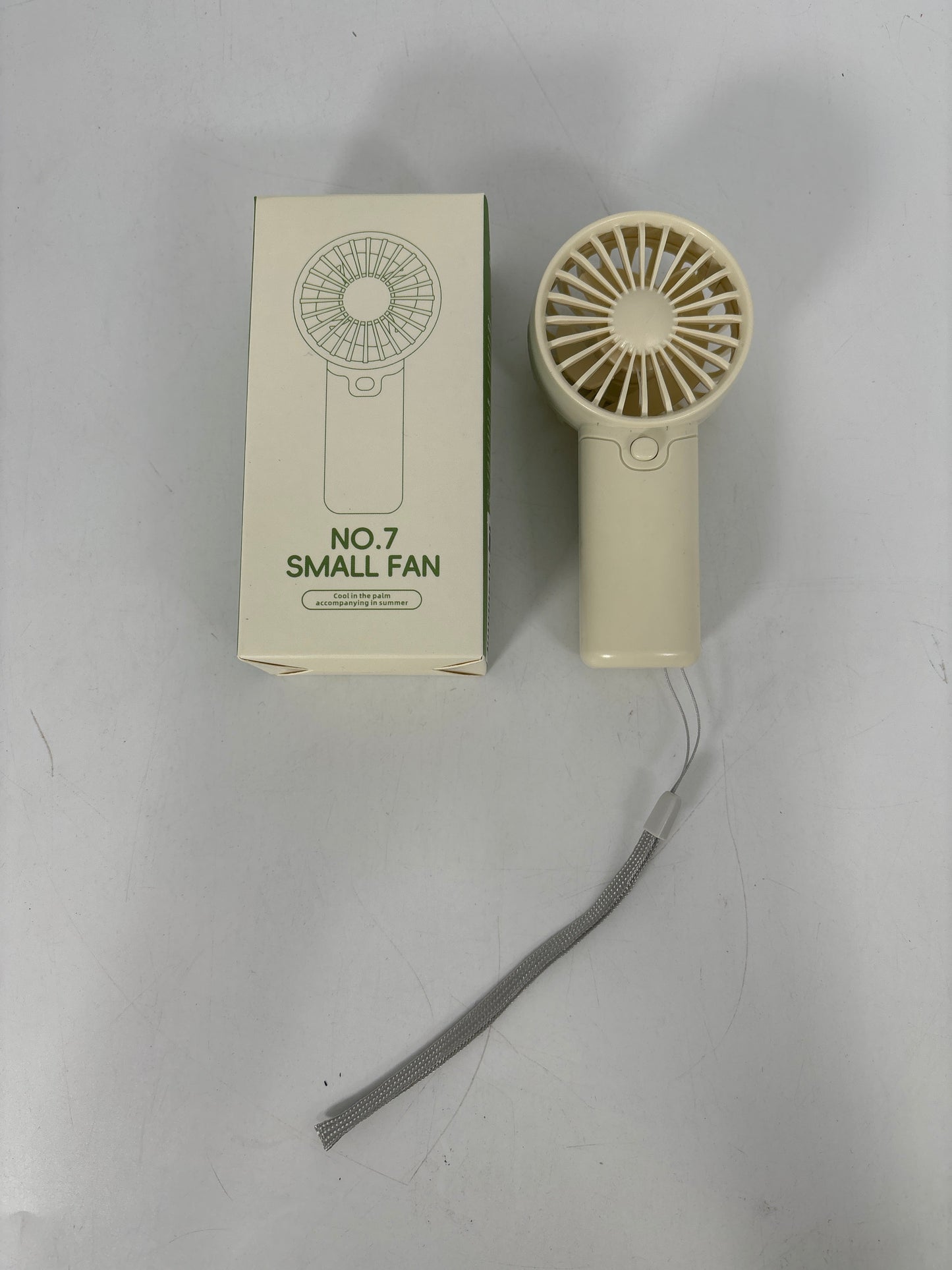G-79 5'' B/O Mini Fan Mix Color (Beige-Pink-Green) 24pcs