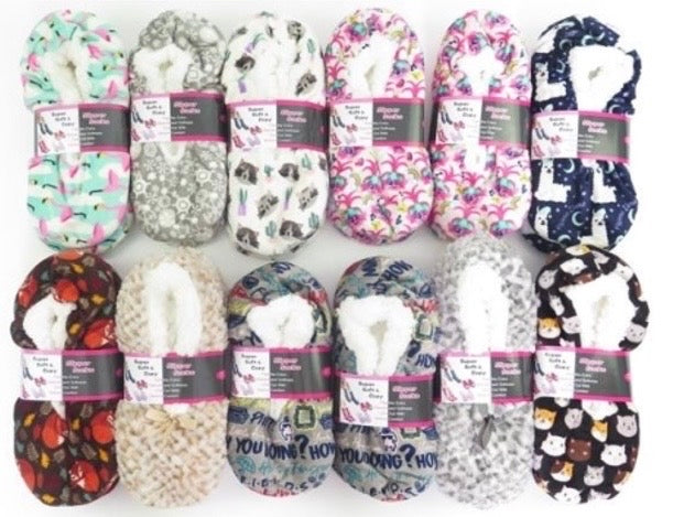 SO843 NON SLIP WINTER SLIPPER FOR WOMEN (12pcs) (20DZ/case)