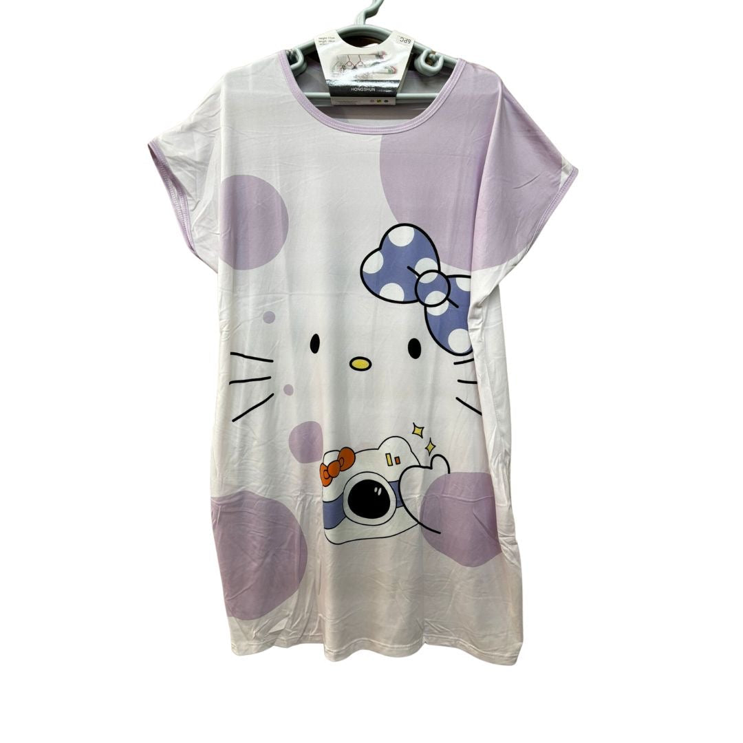 PJ4921-29 Pajama Dress Hello Kitty (12)