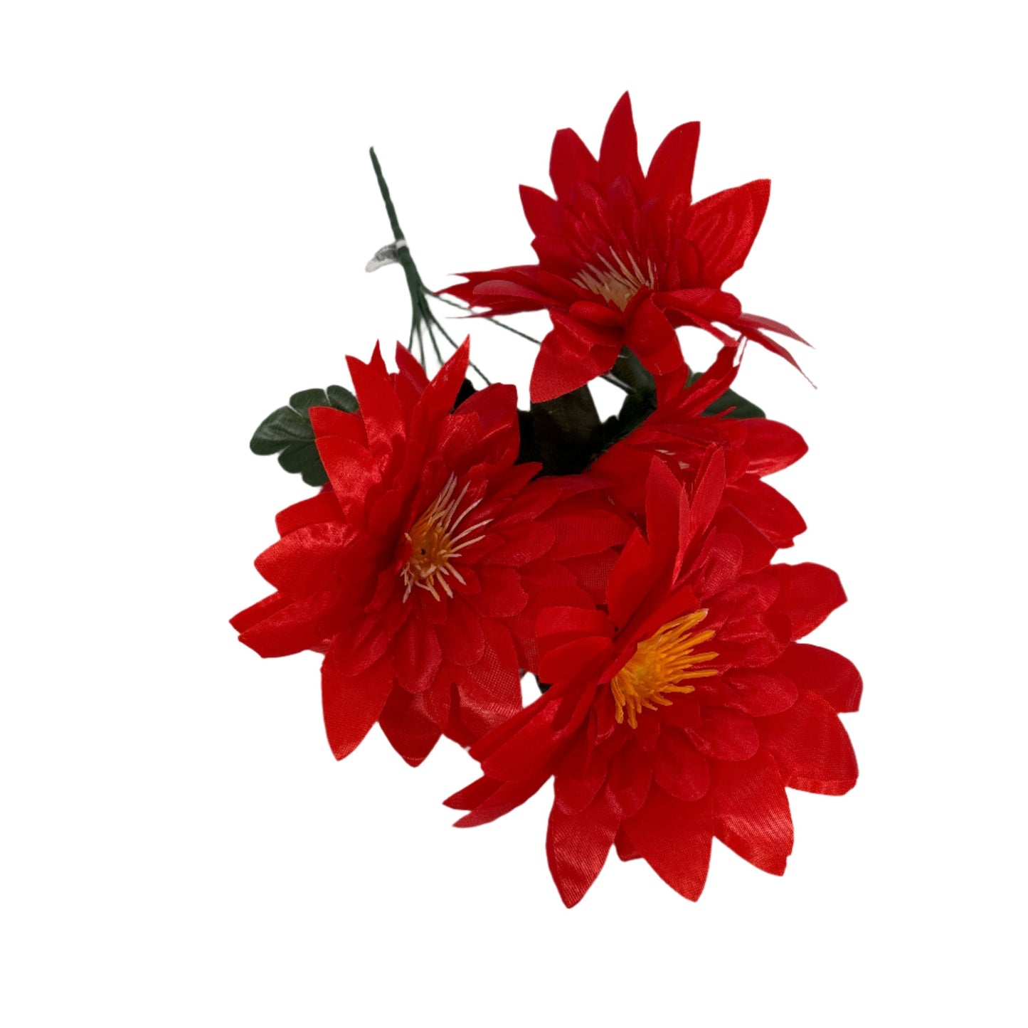 CLF65-RD ARTIFICAL FLOWERS 5PCS/BUNCH (12/PK)