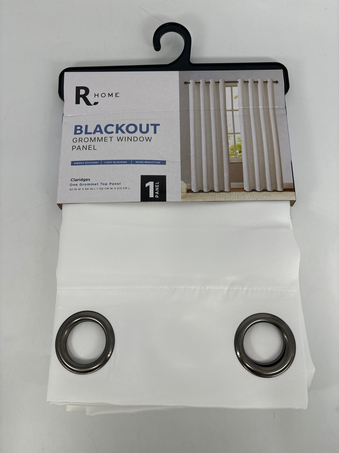 Claridges Blackout Grommet Window Panel Solid 54x84 (1Panel) Cortina-Curtain (12pcs)