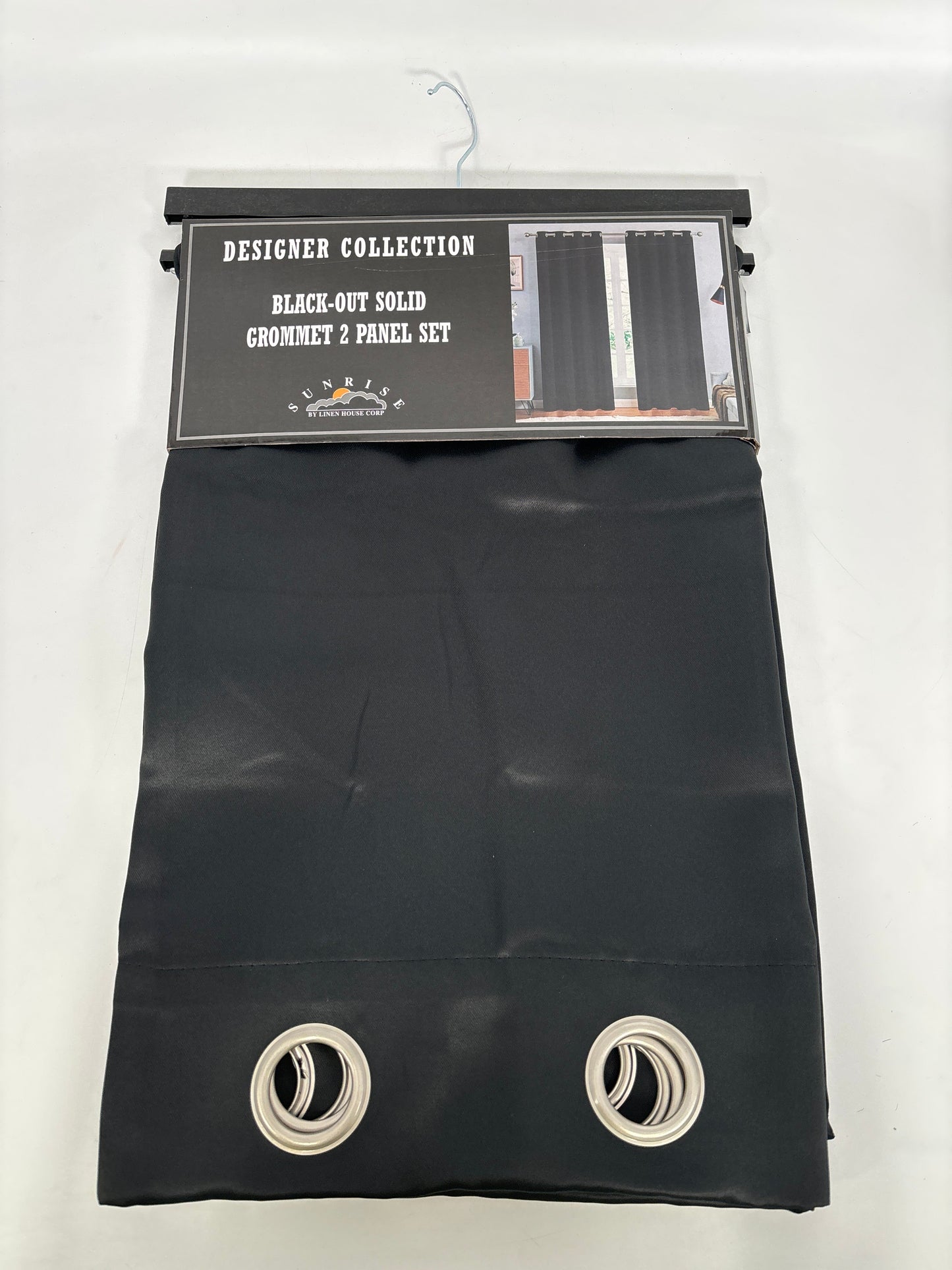 BLACK OUT CURTAIN 2 PANEL SET 54X84 (12PCS/CS)