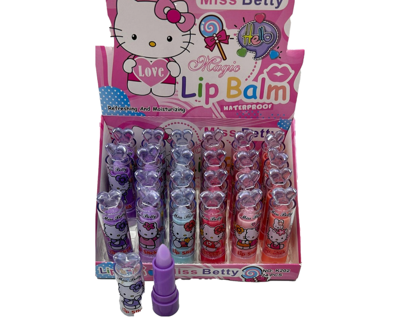 LB202 Lipstick LIP BALM Hello Kitty (24pcs)
