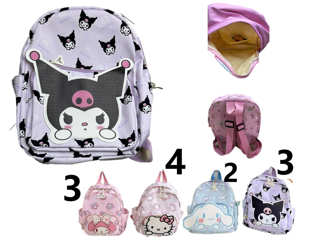 BG4326-8 BackPack Hello Kitty and Friends (1dz)