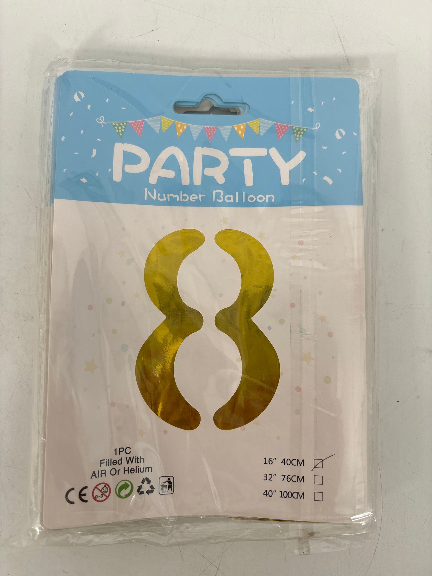 16inch Gold Number (10pcs)