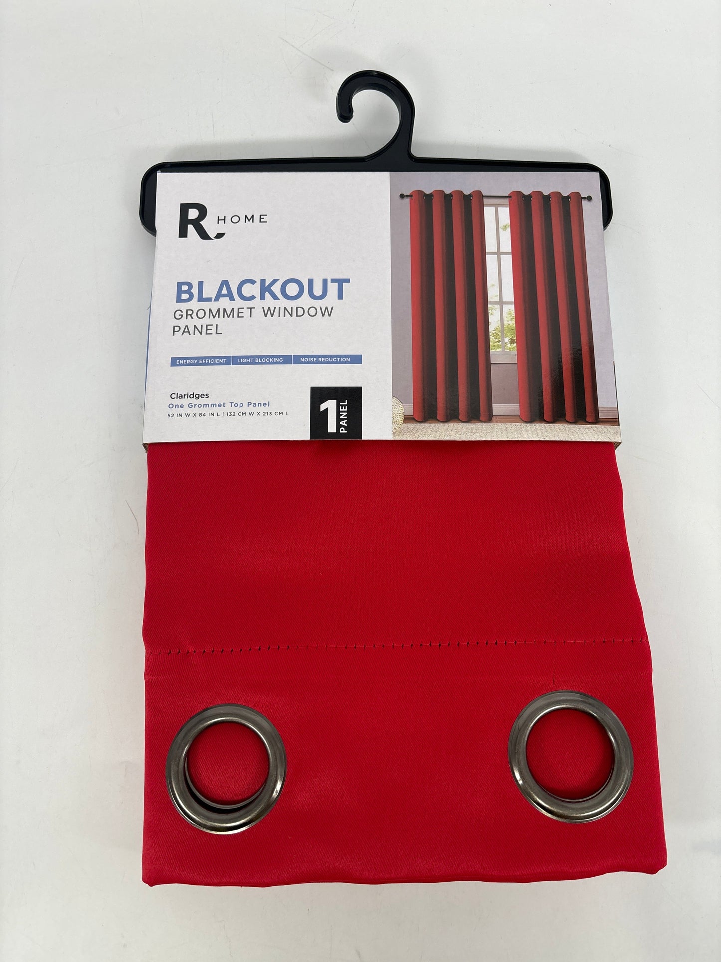 Claridges Blackout Grommet Window Panel Solid 54x84 (1Panel) Cortina-Curtain (12pcs)