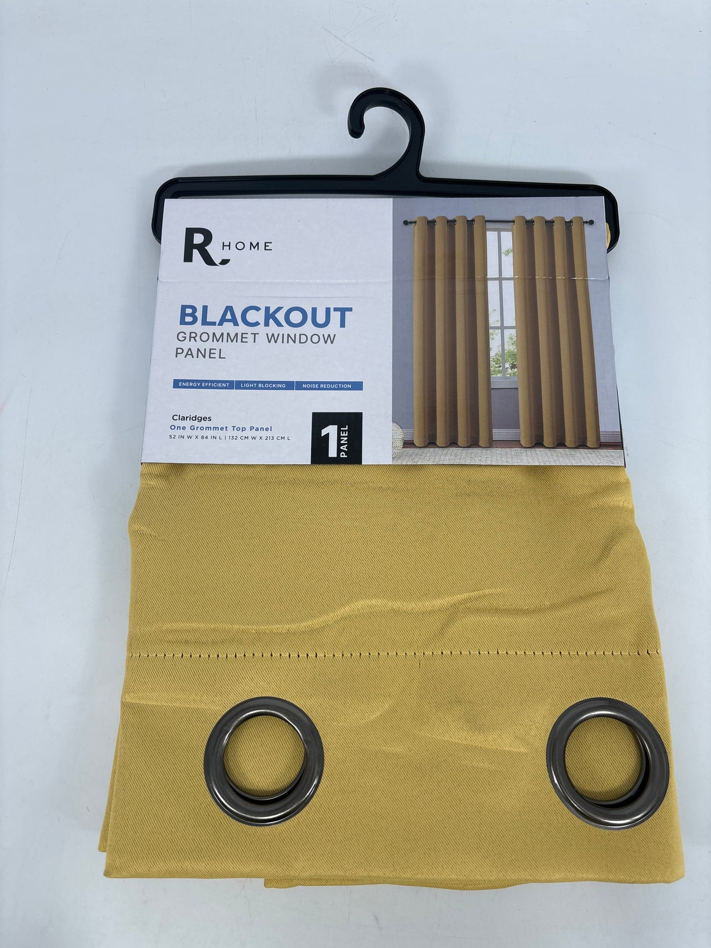 Claridges Blackout Grommet Window Panel Solid 54x84 (1Panel) Cortina-Curtain (12pcs)