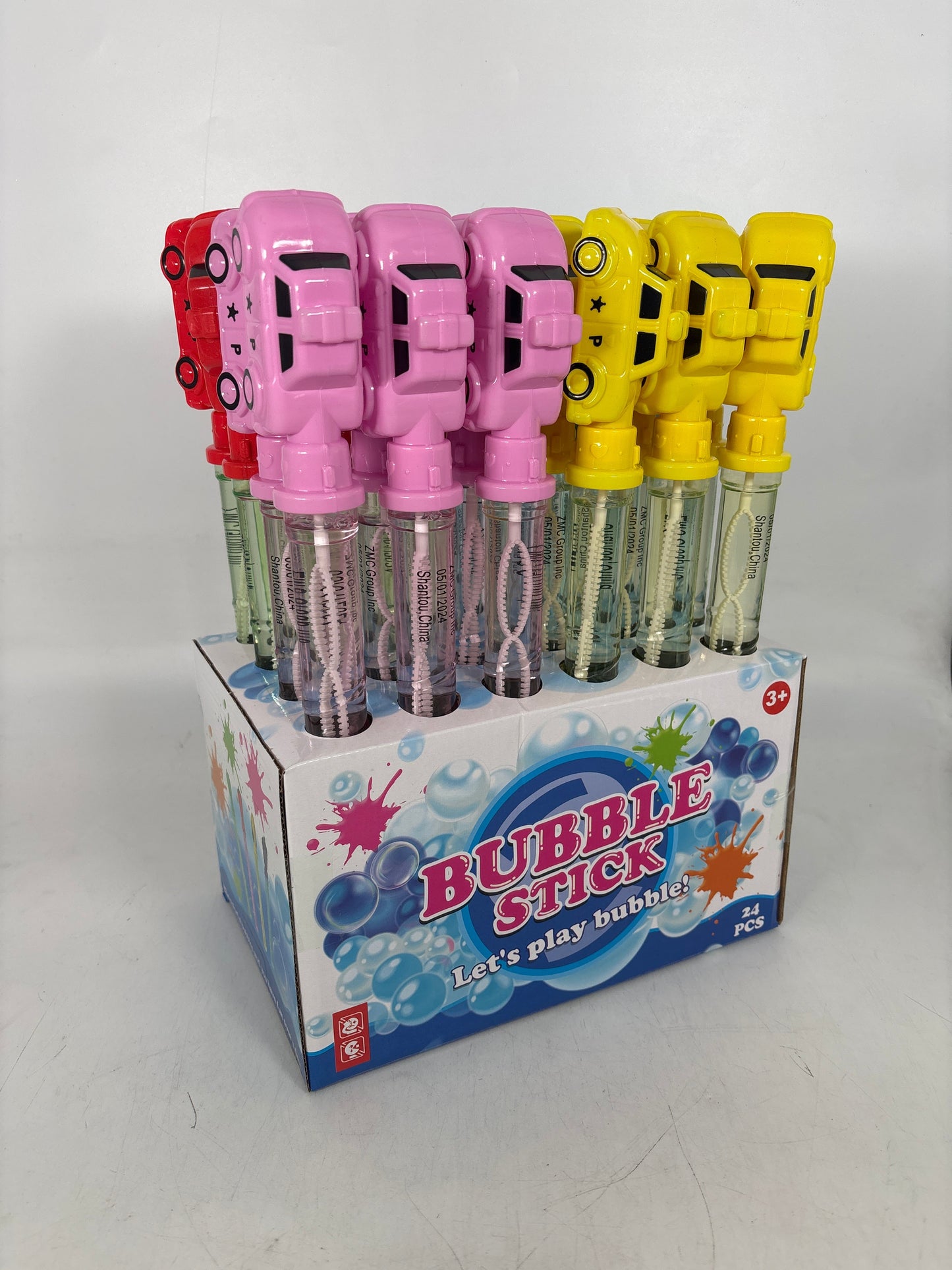 P6-POLICECAR Police Car Bubbles Stick (Small Bubbles) (24)