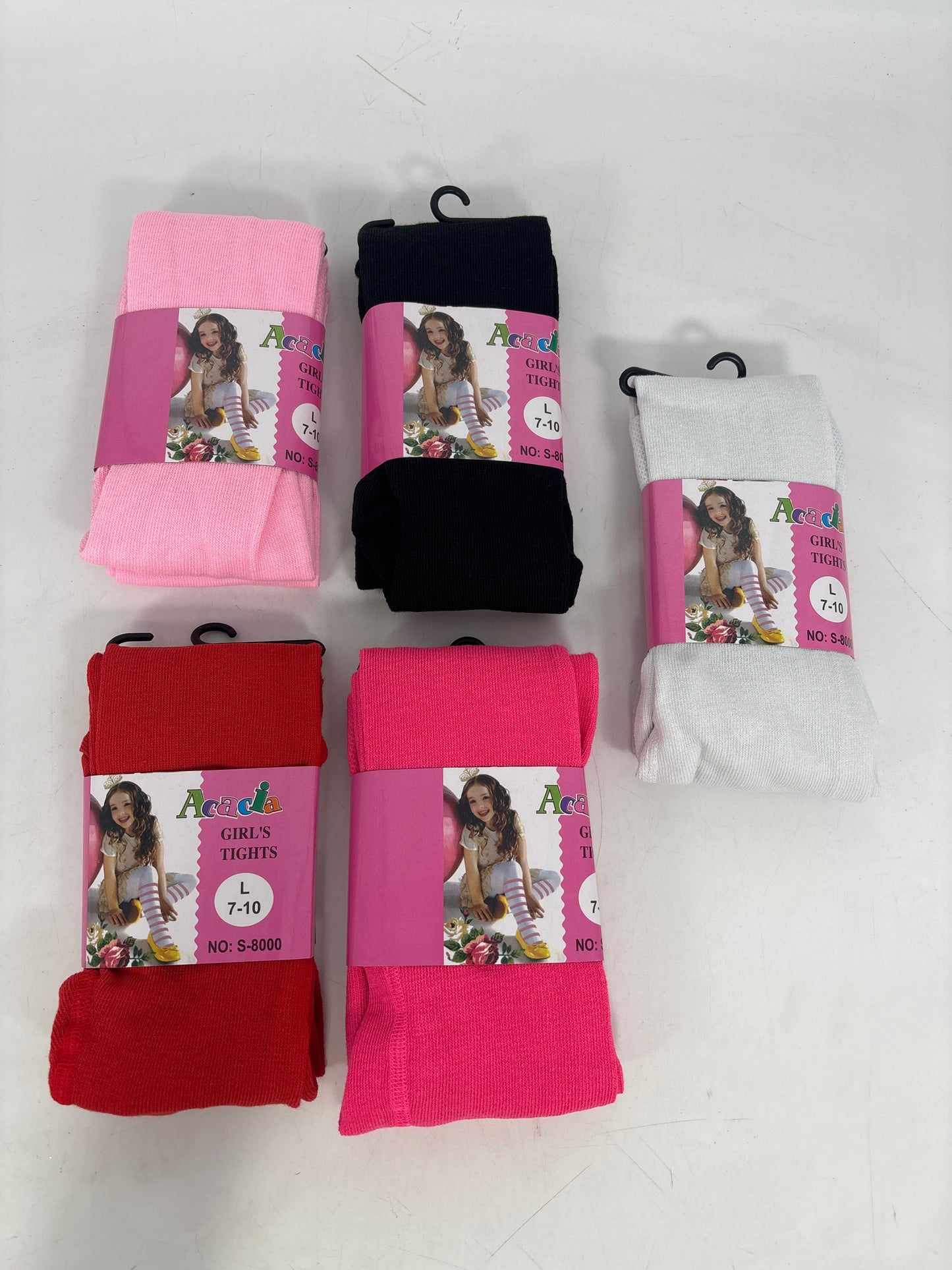 S8000 Mix Color Girls Tights (20dz/case) (12pcs)