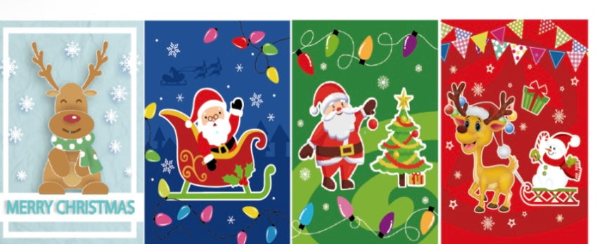 GB-137 Large Christmas Gift Bag 3D -Character Mix 26x32x12cm (20dz/case) (12)