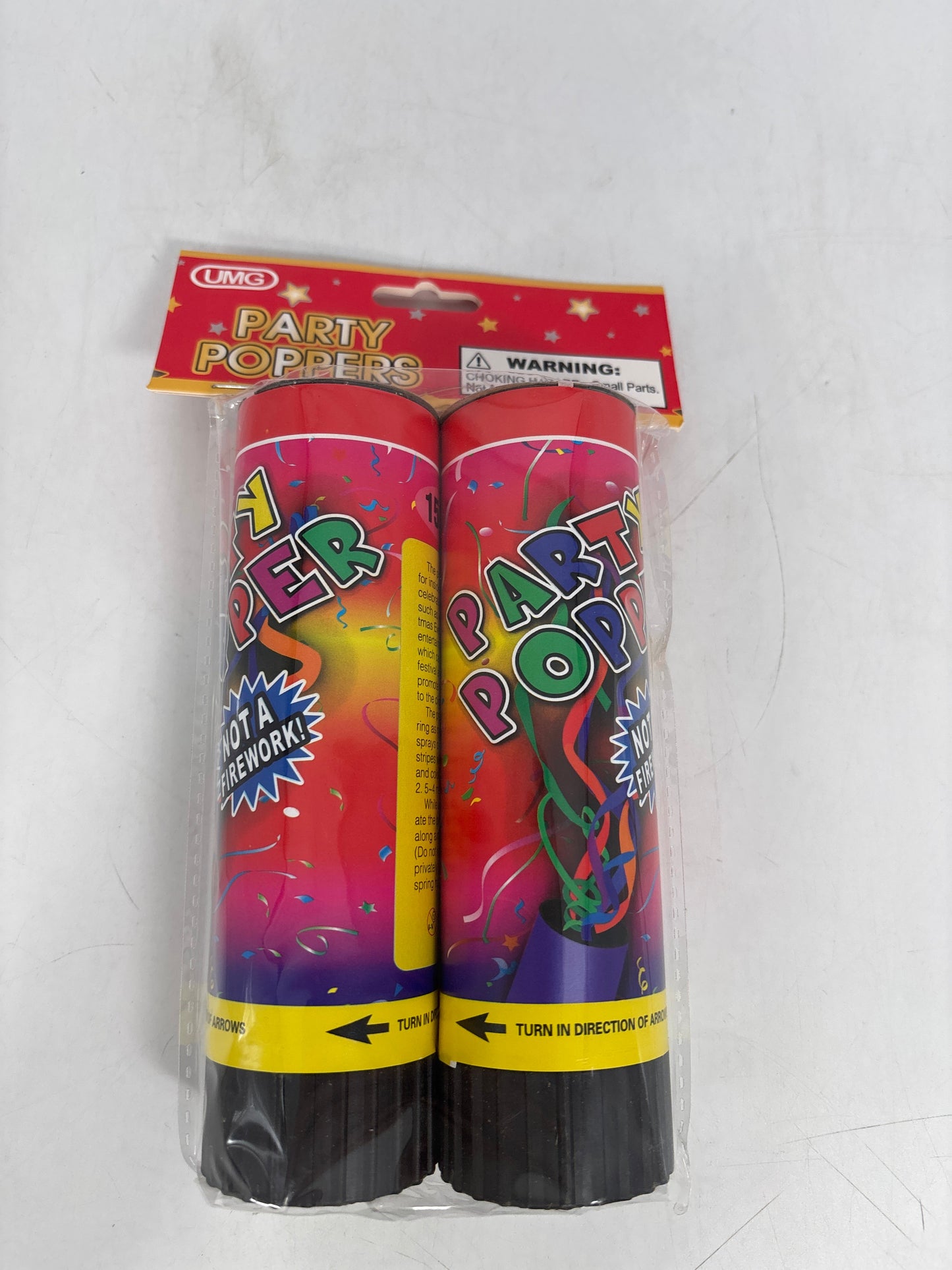 PF-18652 Confetti Poppers 2pc 15cm 96pcs/cs (48)