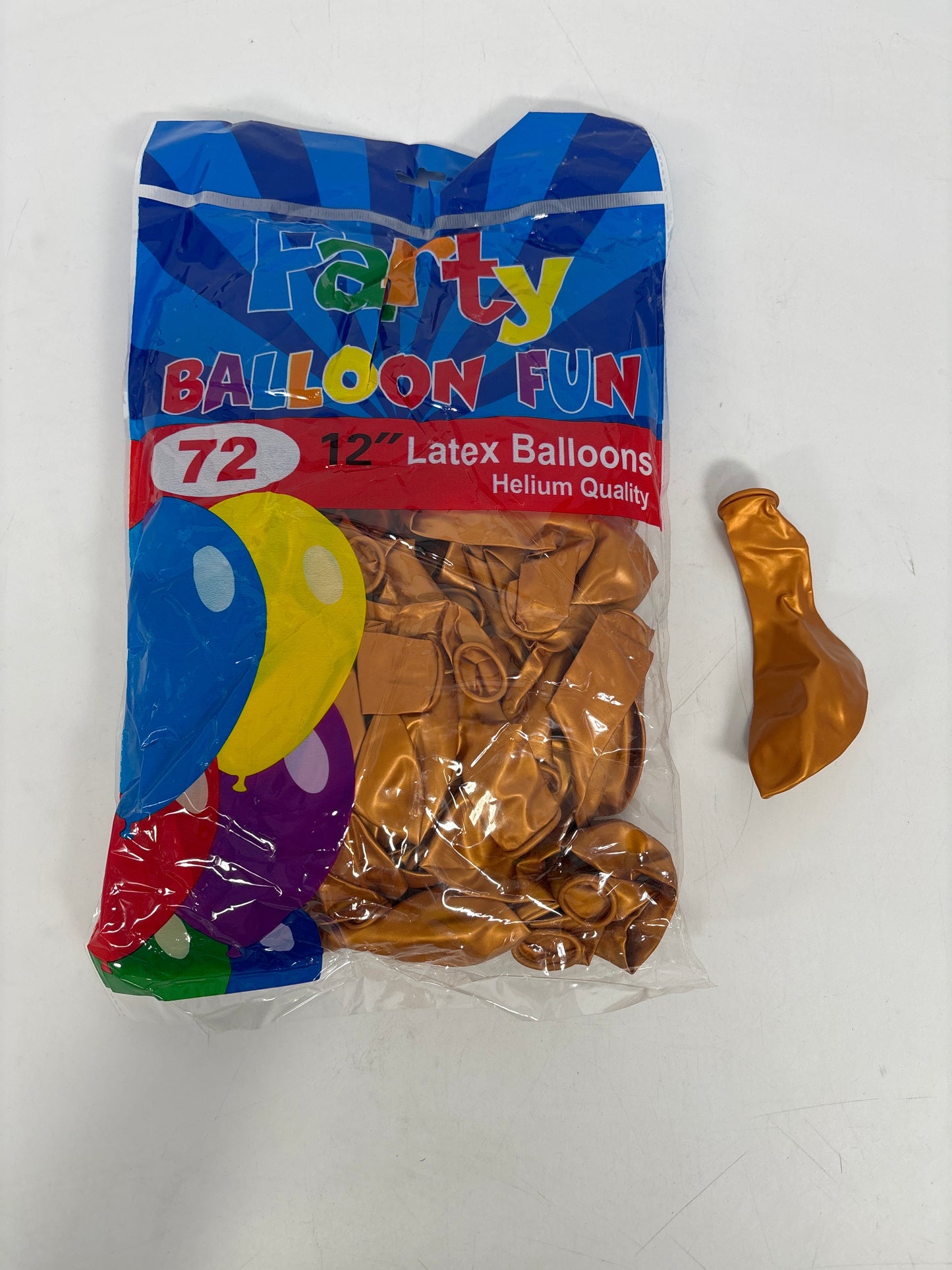 BA-GD-12IN Ballon Latex 12" Gold (25pcs)