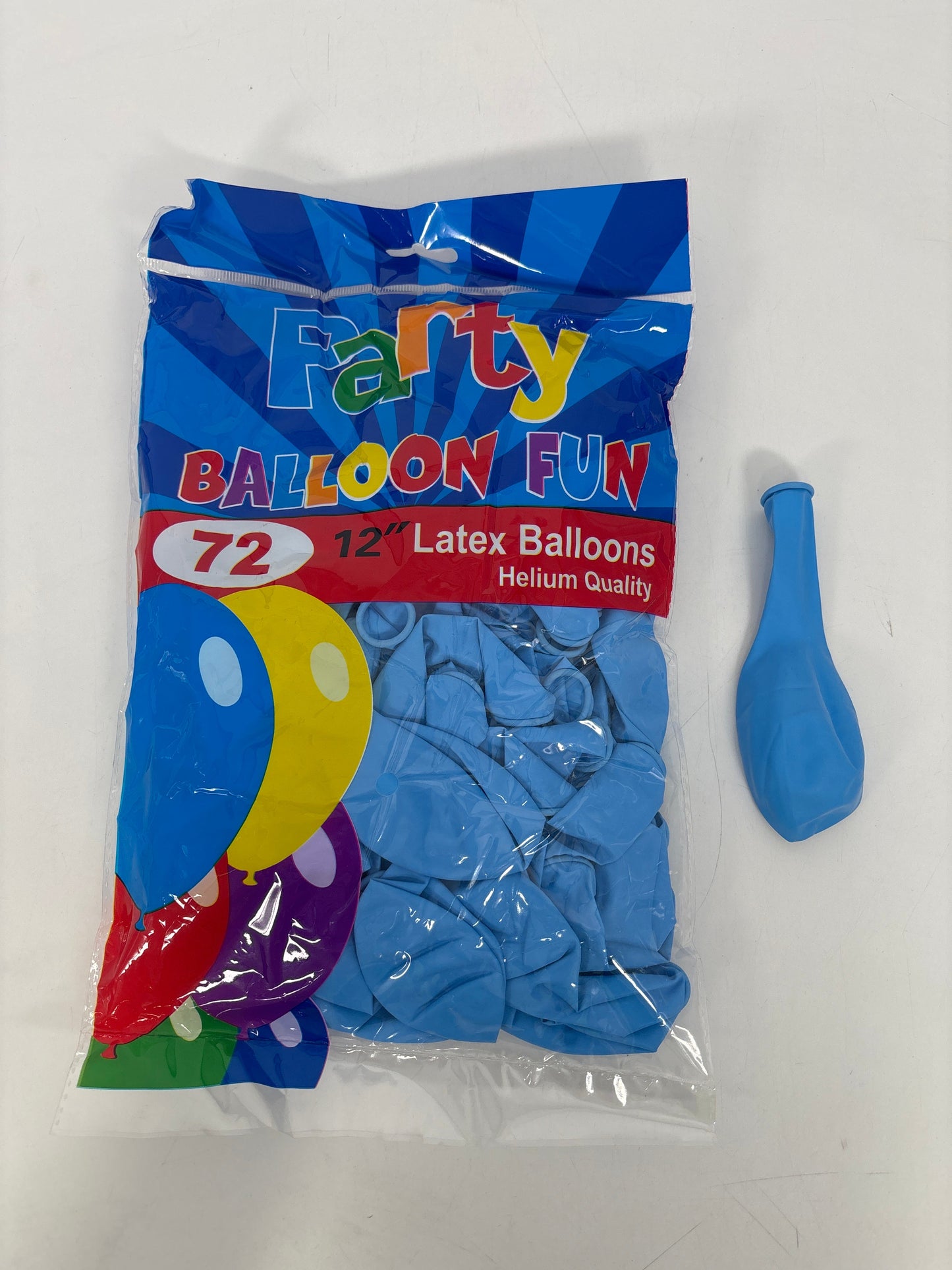 BA-BB-12IN Ballon Latex 12" Baby Blue (25pcs)