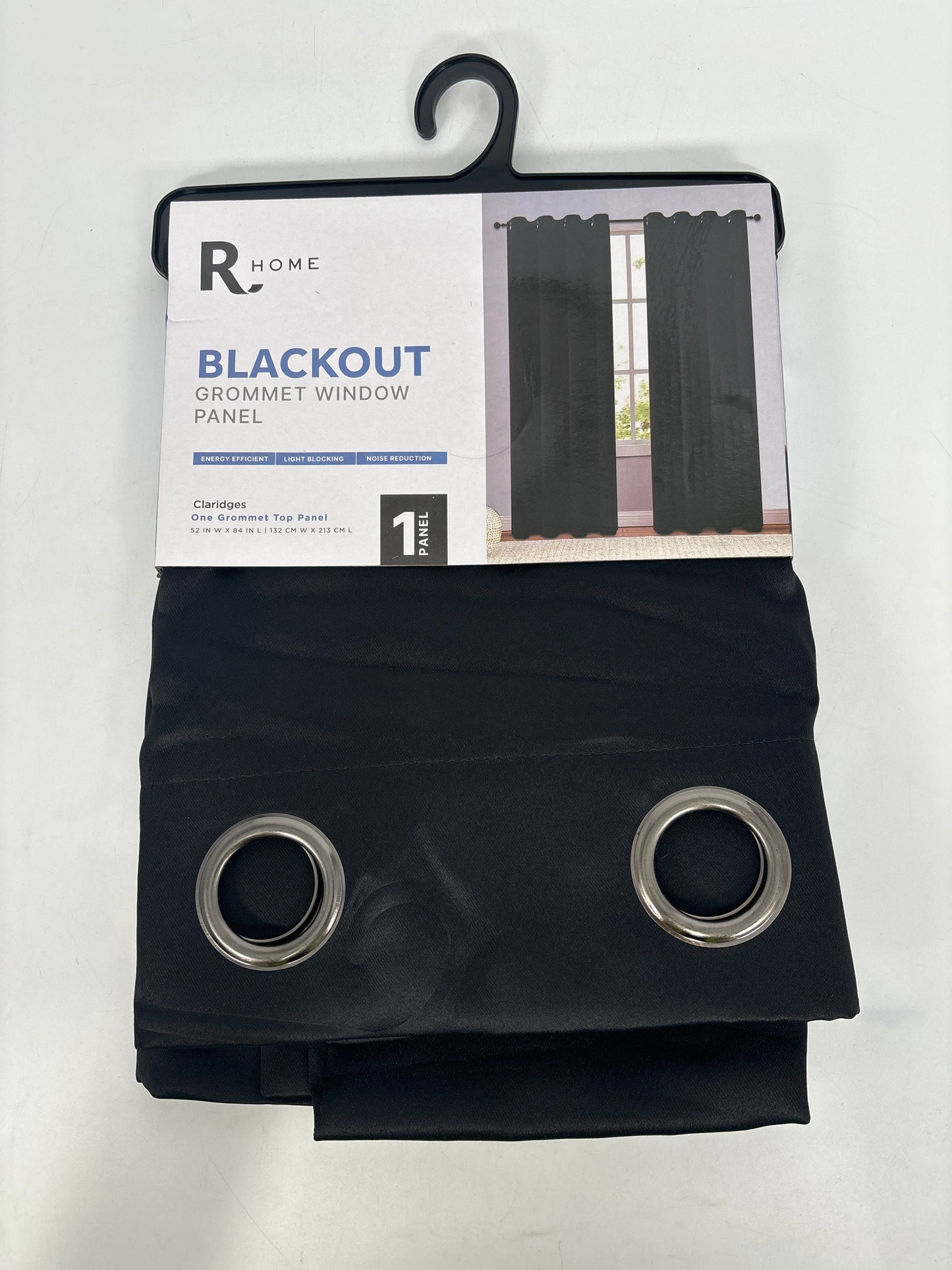 Claridges Blackout Grommet Window Panel Solid 54x84 (1Panel) Cortina-Curtain (12pcs)