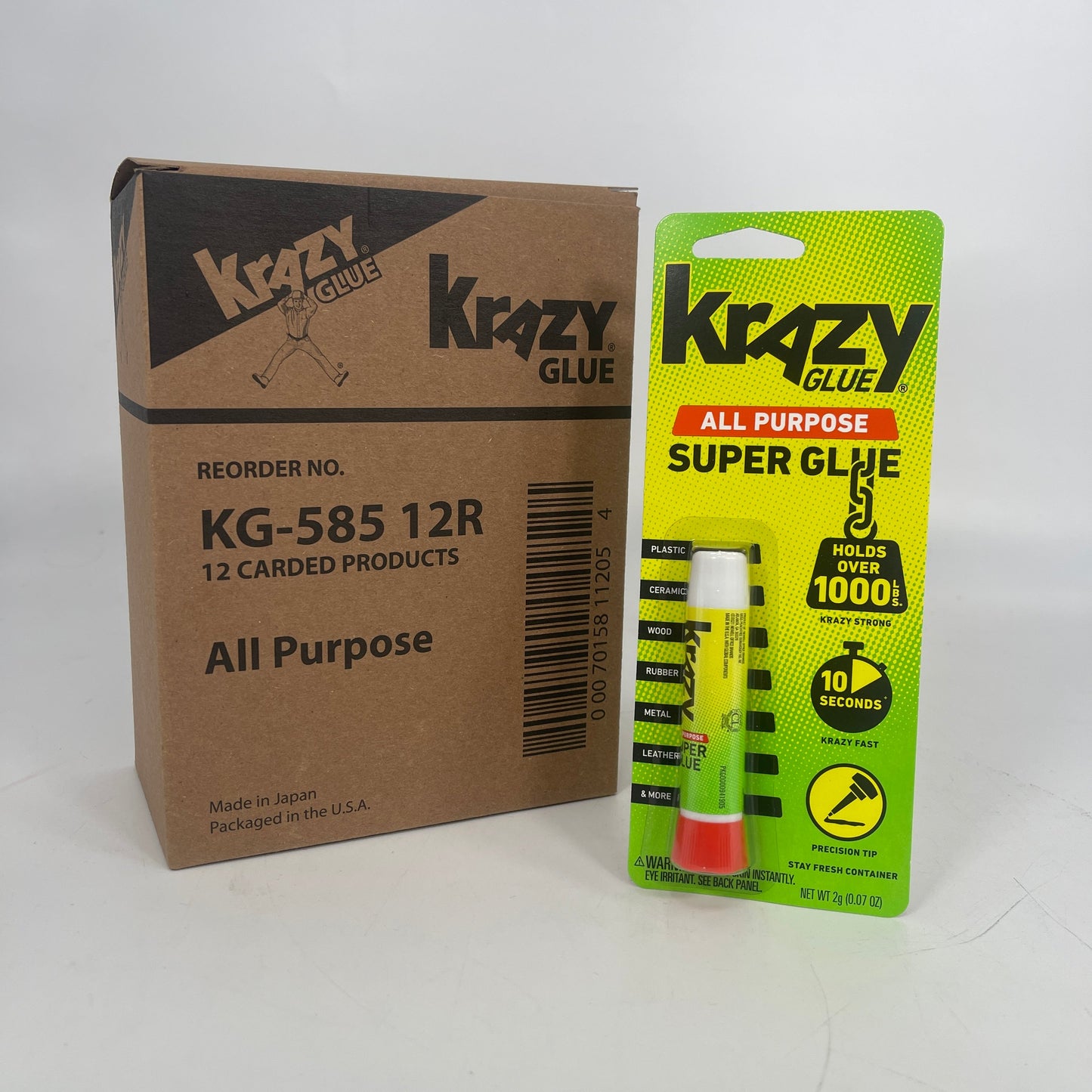 70158 KRAZY GLUE 2GR (48/CS)