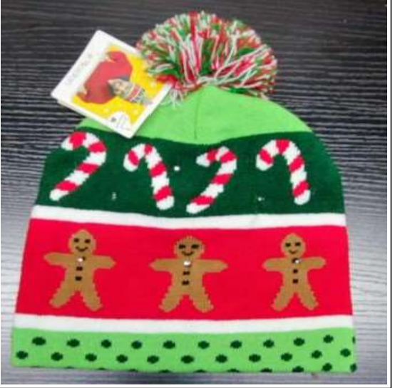 43869 XM CAP KNITTED W/LED 26*20CM MOQ 1200 (12)