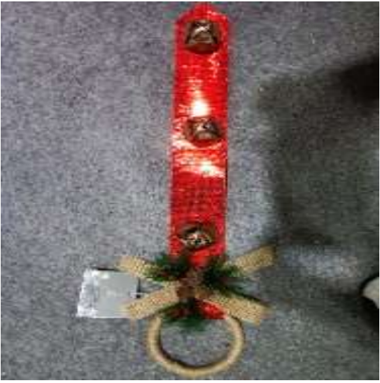 44832 BELL PENDANT 45*5CM BELL DOOR HANGER RING 8.5CM 3? 4CM BEL (24)