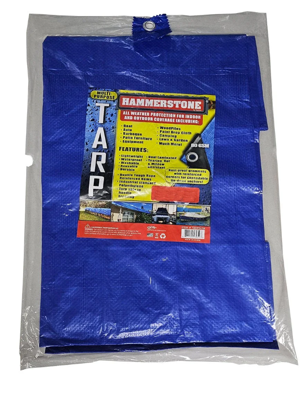 TB5X7 5X7FT TARP BLUE 80 GSM LIGHT WEIGHT (25PCS/CS)