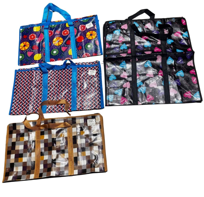 101034 Extra Large Printed Zipper Bag 23'x27.5x9' (36)