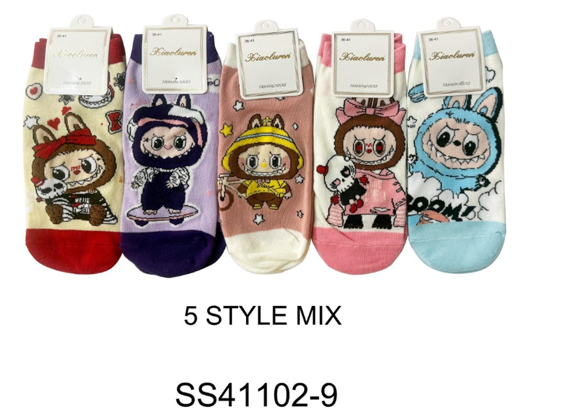 SS41102-9 SOCKS LABUBU (12/PK)