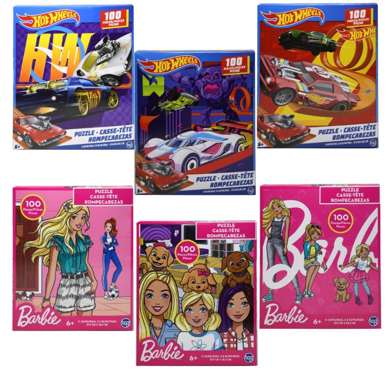 11463 Barbie & Hot Wheels Asst Large Box (18/CS)