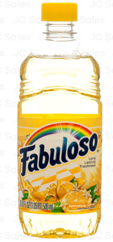 104631 FABULOSO 2X CONCENTRATED LEMON 16.9 OZ (24/PK)