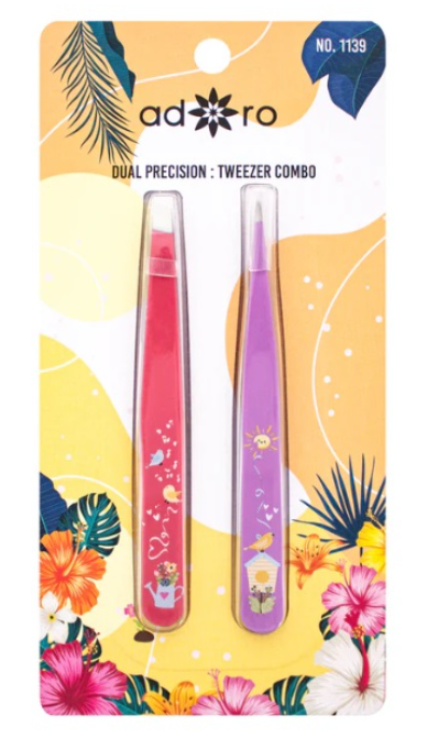 1139 SLANT TIP AND POINT TWEEZER SET (12/CS)